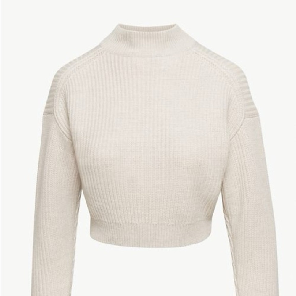 Babaton crop wool sweater from Aritzia